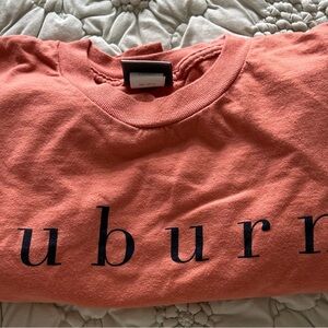 MV Sport Coral Crewneck Sweatshirt with Black Logo